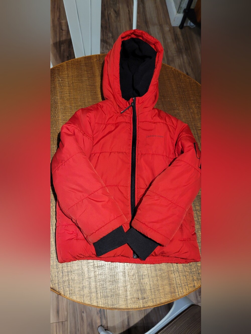 Boys 5T Red Calvin Klein Puffer Jacket